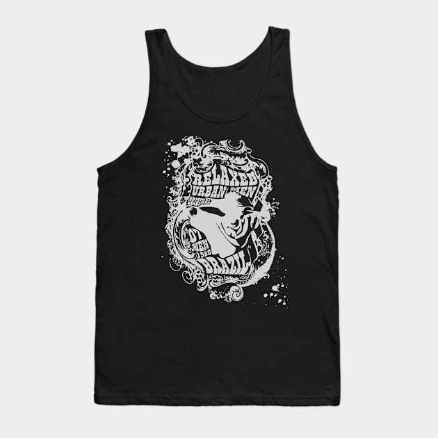 man relaxing Tank Top by Realce art